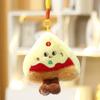 Plush Food Toy Sandwich Hamburger Hotdog Cute Bag Charm For Girls