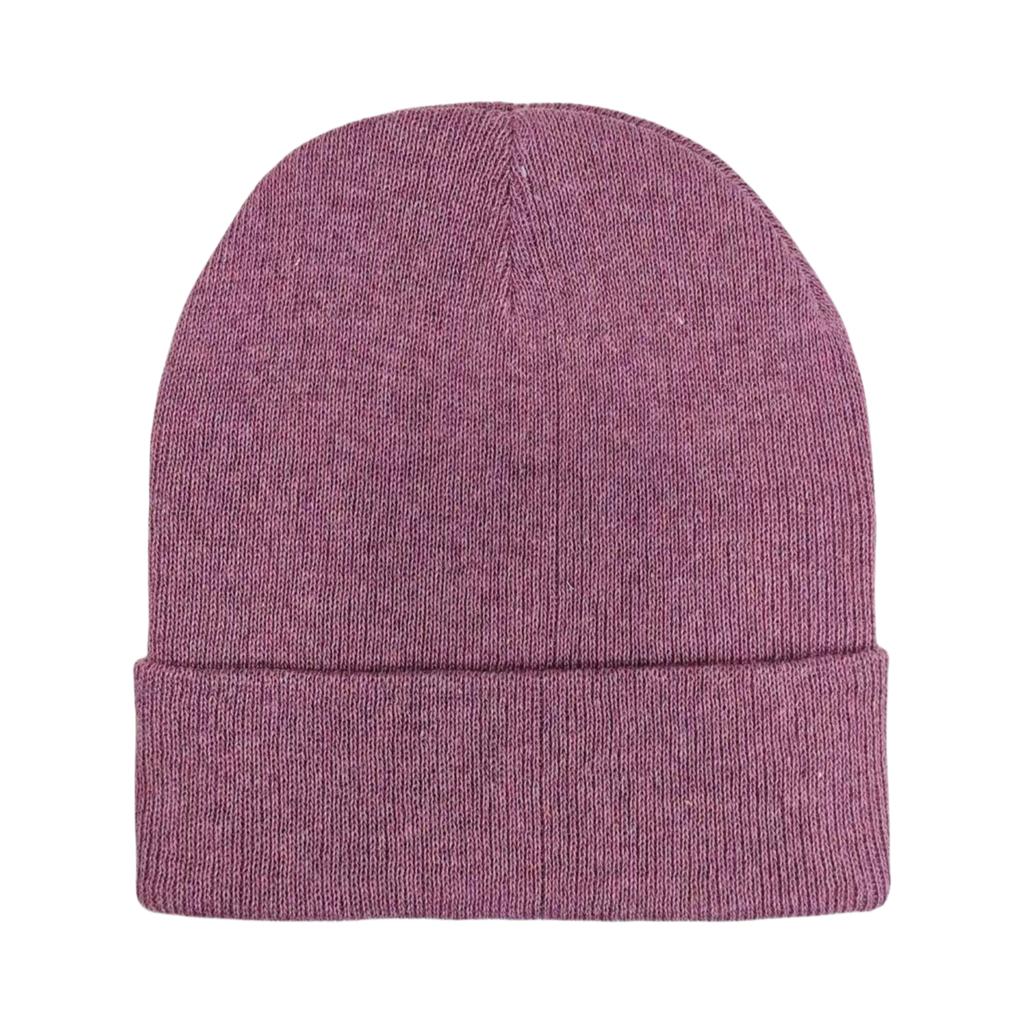 Custom Plain Knit Beanie Soft Winter Hat with 58 Colors Ready Stock Embroidery Logo