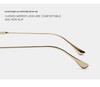 Trendsetting Frameless Metal Sunglasses: High-End Street Style for Men & Women