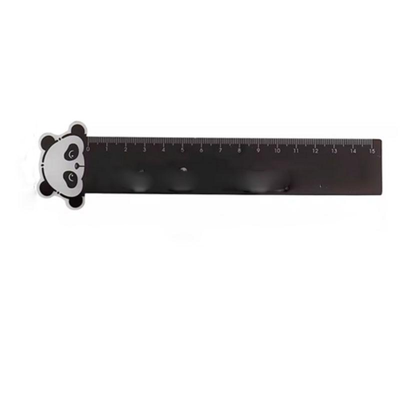 1 pc panda Straight Ruler with Cute ruler cartoon for Drawing School stationery