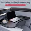 Front Passenger Foldable Table For Vehicles Snack Tray Workstation Steering Wheel Foldable Adjustable Tray Board