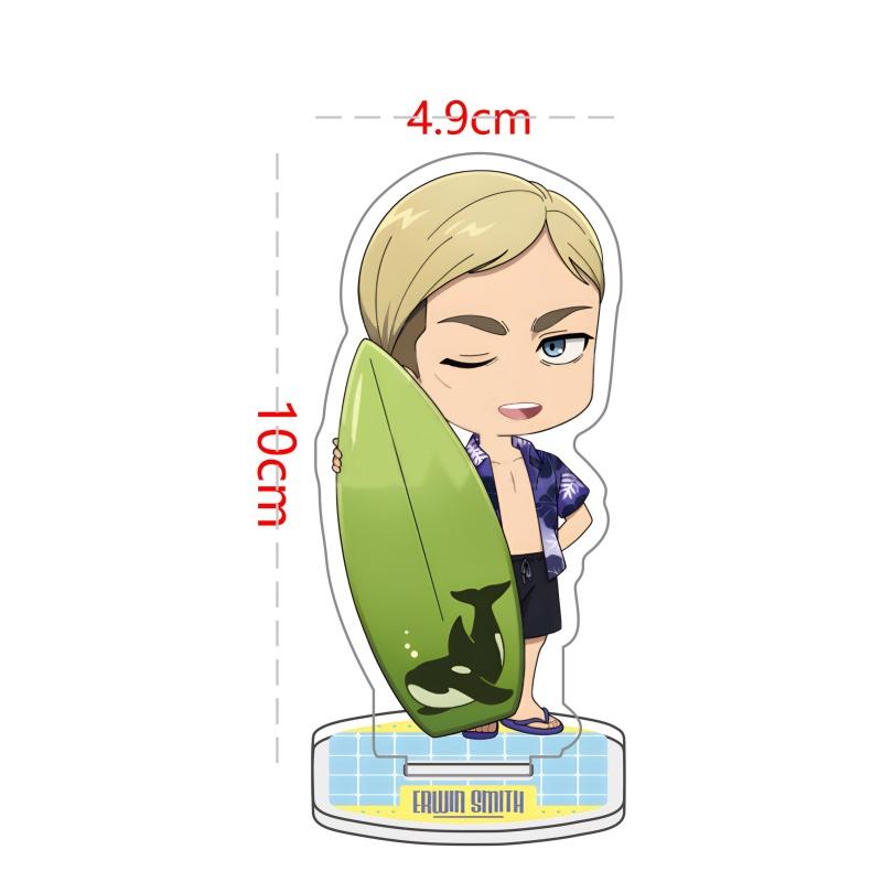 Hot Anime Attack on Titan Acrylic Stand Figure Keychai Model Figure Cosplay Plate Holder Christmas Desk Decor Gift Birthday Fans