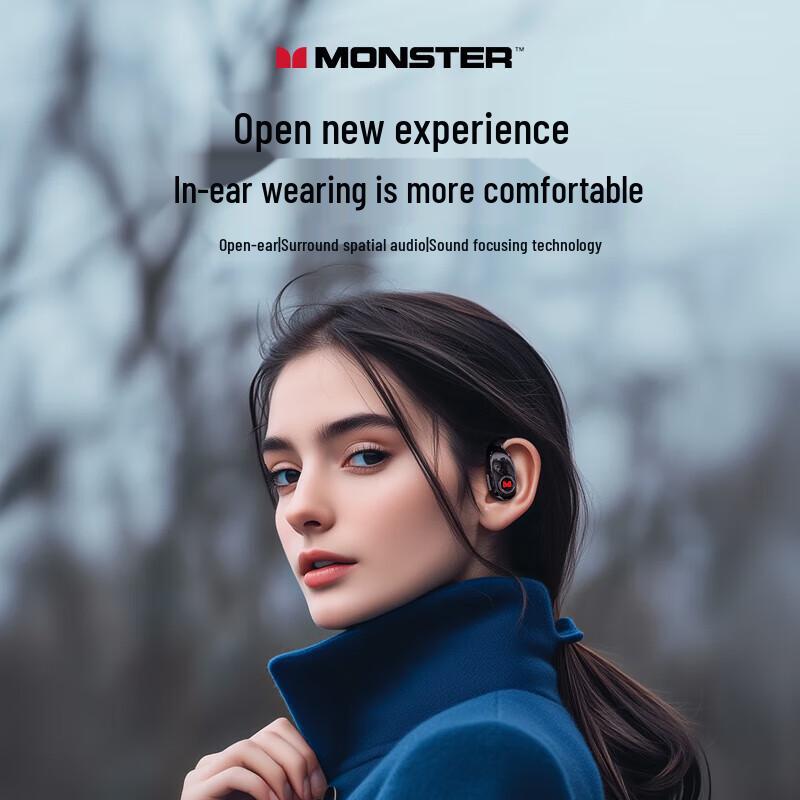 Monster MQO22 Open-Ear Wireless Sports Earphones