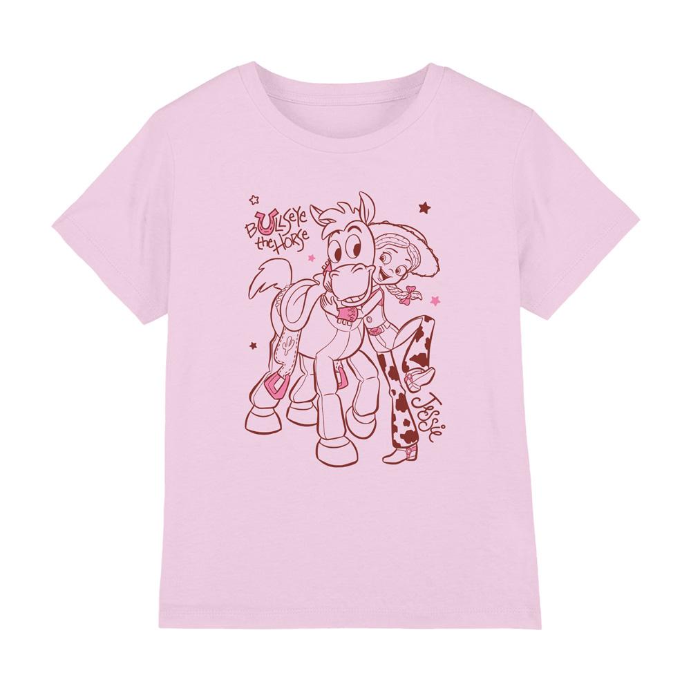 Toy Story 2 Childrens/Kids Jessie & Bullseye Outline T-Shirt