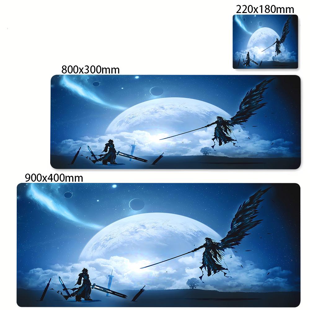 FINAL FANTASY VII Lockhart Tappetino Mouse Grande XL Accessori Gaming Tastiera Gamer Tappetino Gomma Scrivania Accessori PC Tappetino Mouse eSport