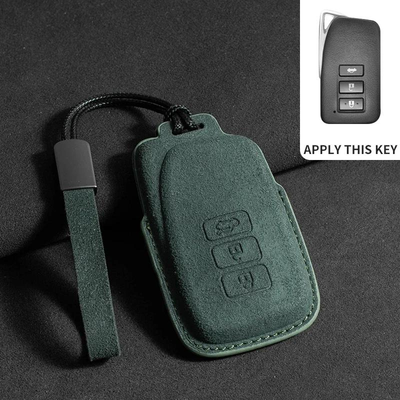 Leather Car Remote Key Case Cover Holder Keychain Shell for Lexus IS ES CT200H NX LX 250 300 350 450H 300H ES300h ES200 UX250h