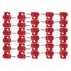 30Pcs Chicken Nipple Waterer Poultry Water Nipple Drinker Outdoor Accessories Red Head