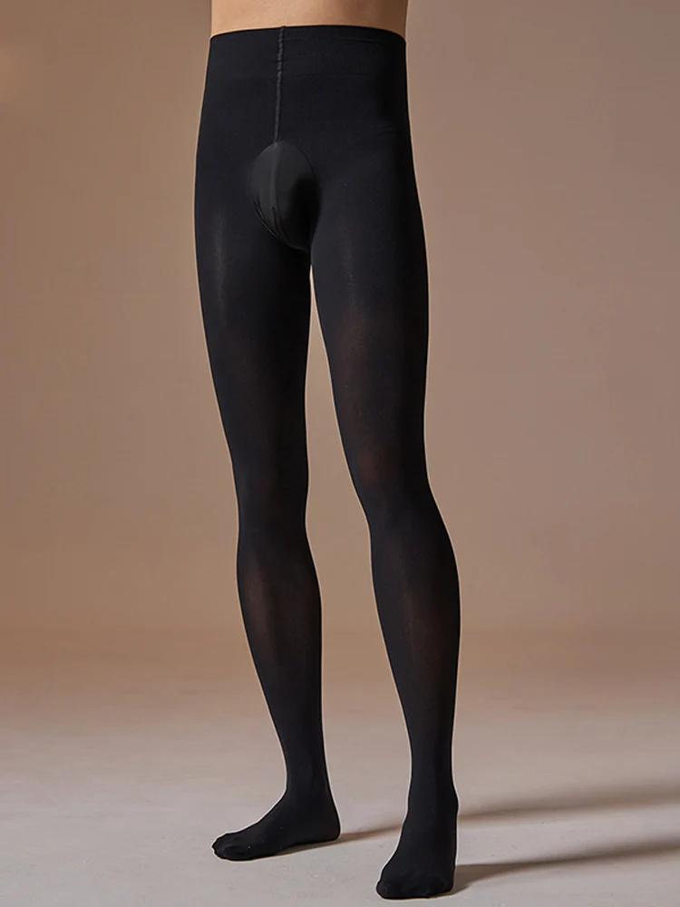 Men's Pantyhose 20 Warm Leggings Sexy Shiny Glossy U Pouch Sheath Lingerie Man Lift Butt Shaperwear Panties  Elastic Tights