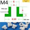 T-förmige Nylon-Dichtungsscheibe M3-M35 Gewinde Isolierabstandshalter