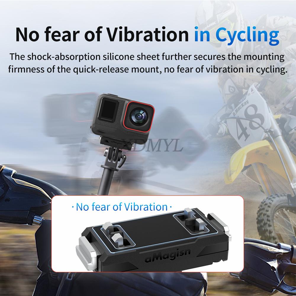 Magnetic Adapter For Insta360 X5 Quick Release Base Mount For Insta360 Ace/Ace Pro/Ace Pro 2 Camera Holder Bracket Accessories