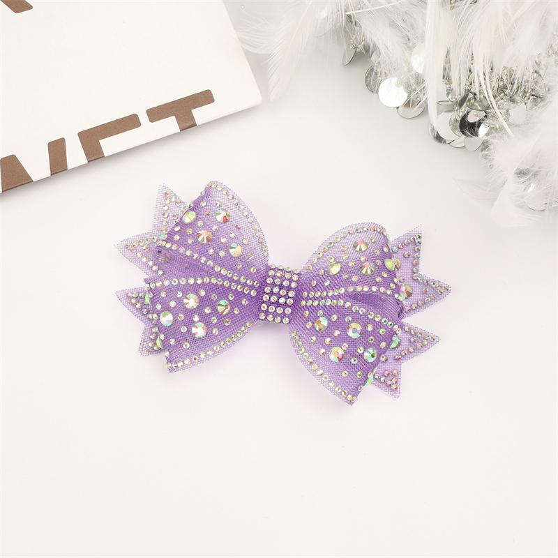 Bow Ribbon Clamp Shoe Decorations Clip Removable Net Yarn Hot Drill Buckle High Heel Shiny Clips Wedding Bride Shoe Accessories