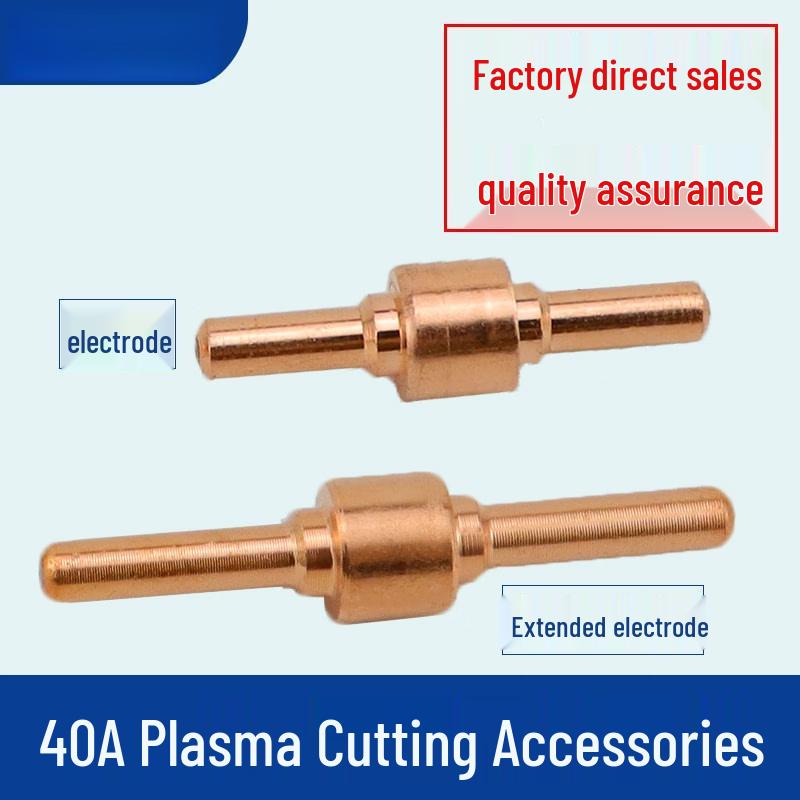40A Plasma Cutter Ceramic Nozzles and Sleeves (10-Pack)