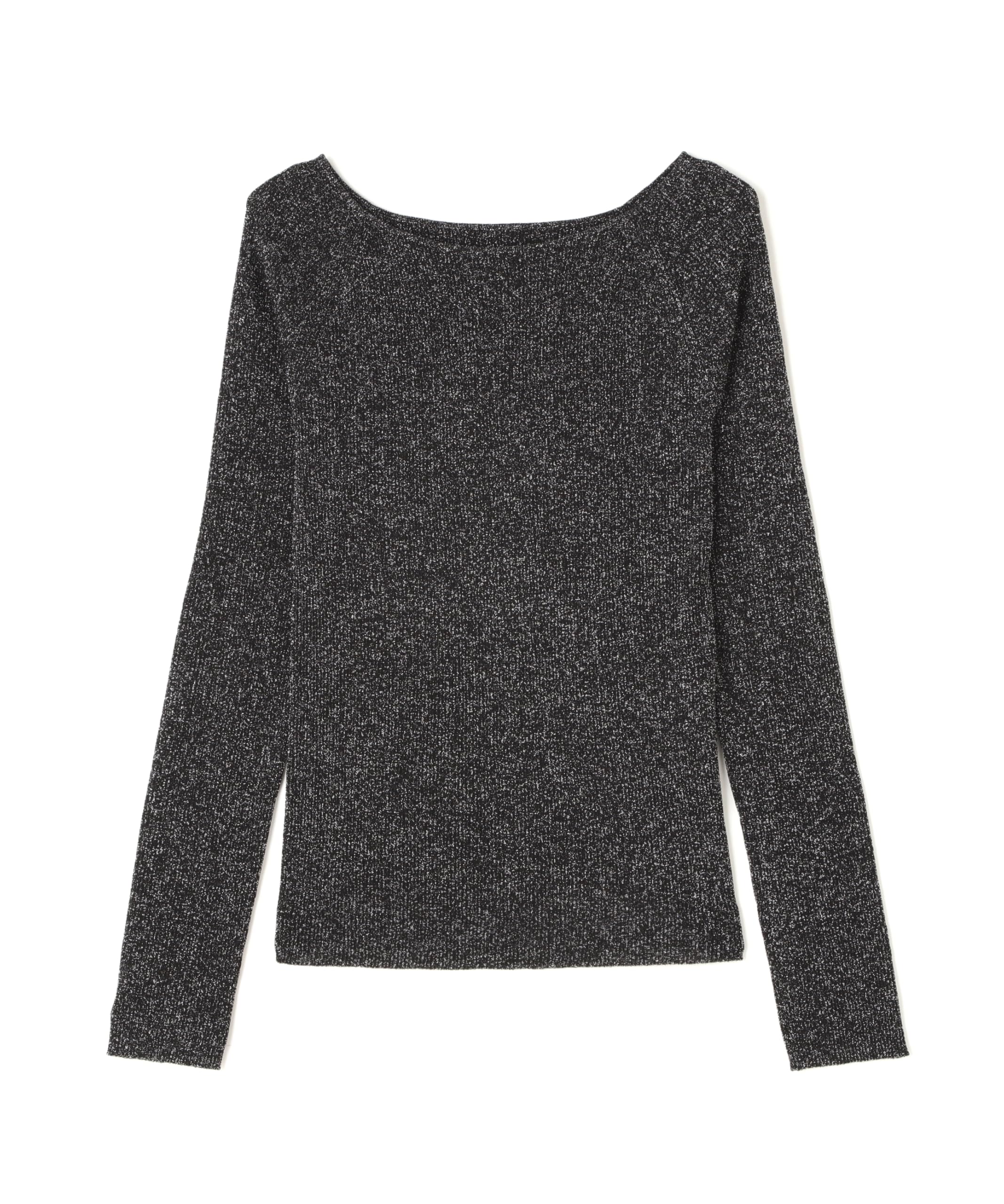 

Natural Beauty Basics Black Lamelli Boat Neck Sweater Women s чёрный
