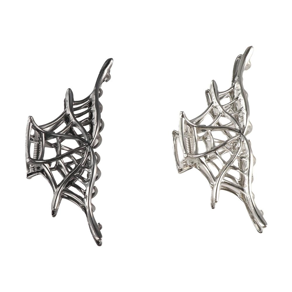 Soild Color Spider Shark Clip Hollow Metal Hair Clip Hair Accessories Halloween Hair Claw  Party