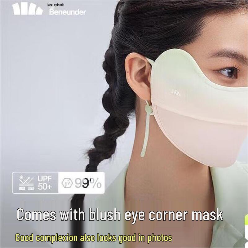 Beneunder Blush UV Protection Sun Mask