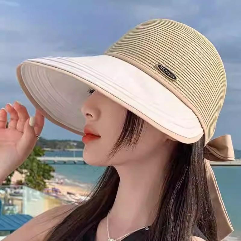 Fashionable Women's 2024 New Duck Tongue Hat With Wide Brim Sun Hat For Spring And Summer Uv Protection