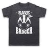 Save The Badger Protest Slogan Anti Cull Animal Lover Unisexs Unisexs TShirt