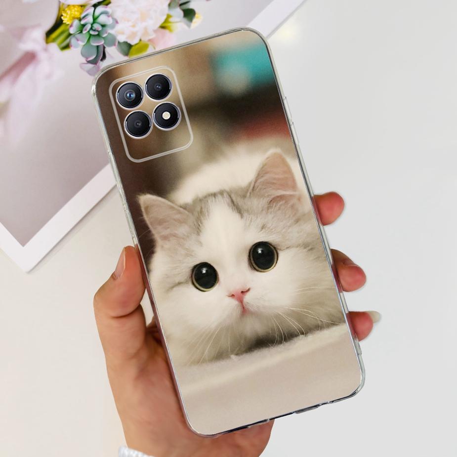 For Realme 8i Case Realme 8 Pro Cute Cartoon Cover Clear Silicone Soft Phone Case For Realme8 Pro Realme 8 5G 8i Back Cover Bags