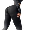 Gradient High-Waist Yoga Pants - Slimming, Quick-Dry, Nude-Feel Running & Fitness Wear