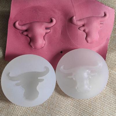 61mm DIY Leather Craft Molding Mold Cow Head Molding Vegetable Tanned Leather Bull Head Shaped Mold