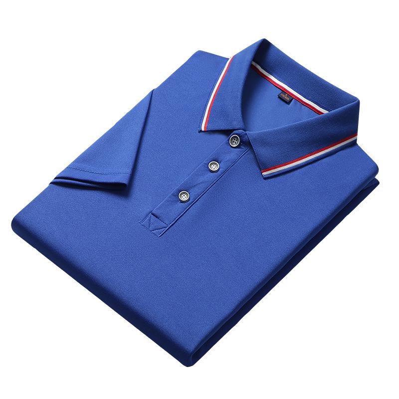 Unisex Solid Color Short Sleeve Polo Shirt with Turn-Down Collar - Perfect for Summer, DIY, or Workwear