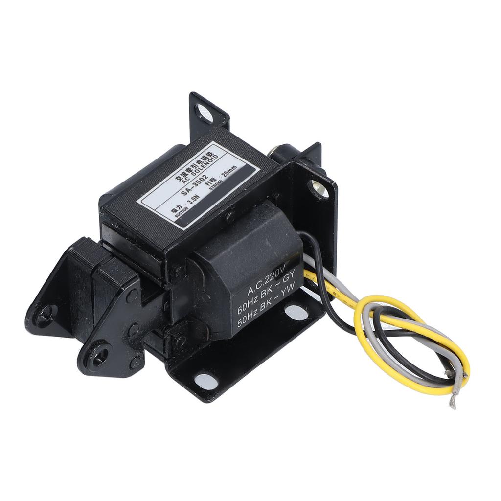Solenoid Electromagnet Push Pull Type AC 220V Waterproof Heat DissipationTraction Magnet