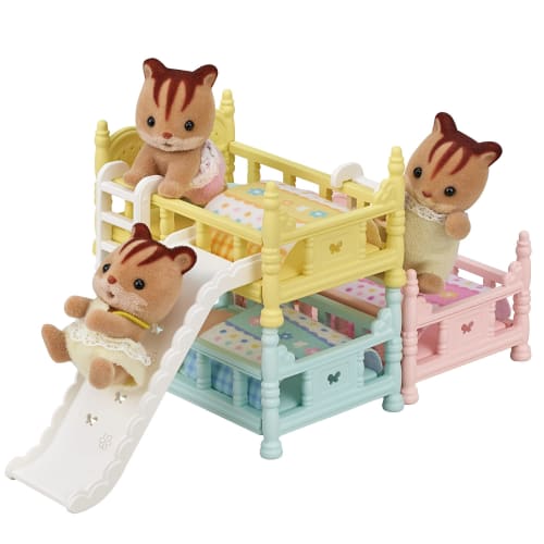 Sylvanian Families Furniture [Baby Triple Bed] Car-219 ST Mark Certification For Ages 3 and Up Toy Dollhouse Sylvanian Families EPOCH
