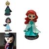 Magical Disney Princess Action Figures Toys Anna Elsa Ariel Rapunzel Ideal For Birthday Gifts