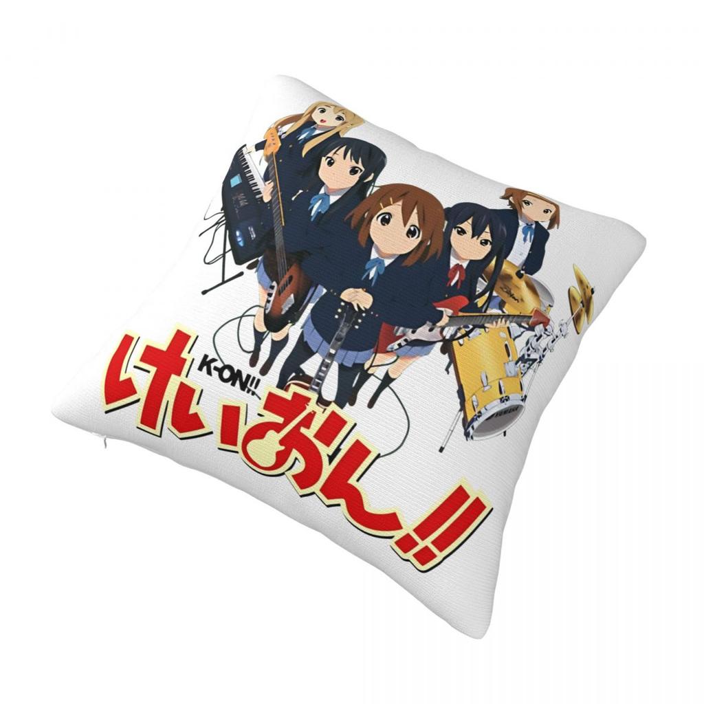 K-On! Logo Pillowcase Product Soft Cushion Cover Pillow Covers Home Decoration Square Multi Size