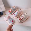 Summer New Whistle Men and Women Baby Sandals 0-1-2 Year Old Beef Tendon Sole Children Called Shoes