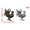 Flamingo Charms Antique Alloy Pendants For Bird Themed Jewelry Making