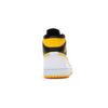 Air Jordan 1 Mid SE Beyaz Lazer Turuncu Kadın Spor Ayakkabı Siyah CV5276-107