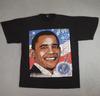 Barack Obama Shirt Mens 3XL Black Big Head Graphic 44th President Hip Hop Y2K