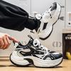Ins Dad Shoes Mesh Breathable Sneakers High-soled Casual Running Men's Shoes Platform Rocking Shoes Men's