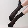 Breathable Mid Tube Socks Ultra Thin Compression Socks Fashion Tabi Silk Socks  Summer