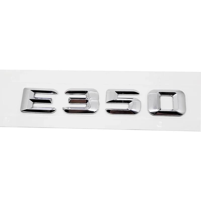 Car Rear Trunk Number Letter Sticker Tail Box Emblem Badge for Mercedes Benz E Class E300 E320 E350 E400 E420 E430 E500 E550