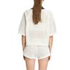 adidas Maglietta Polo Uncinetto Originali Bianco Sporco Donna KC6490
