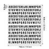Mixed Size 1 Inch 2 Inch Alphabet Stickers Waterproof Vinyl for File Labeling Notebook Journal Industrial Use Durable