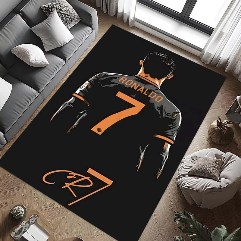 Cristiano Ronaldos Erbe Teppich Wohnzimmer- und Schlafzimmerteppiche Druck Schutzmatte Kunst Fußmatte