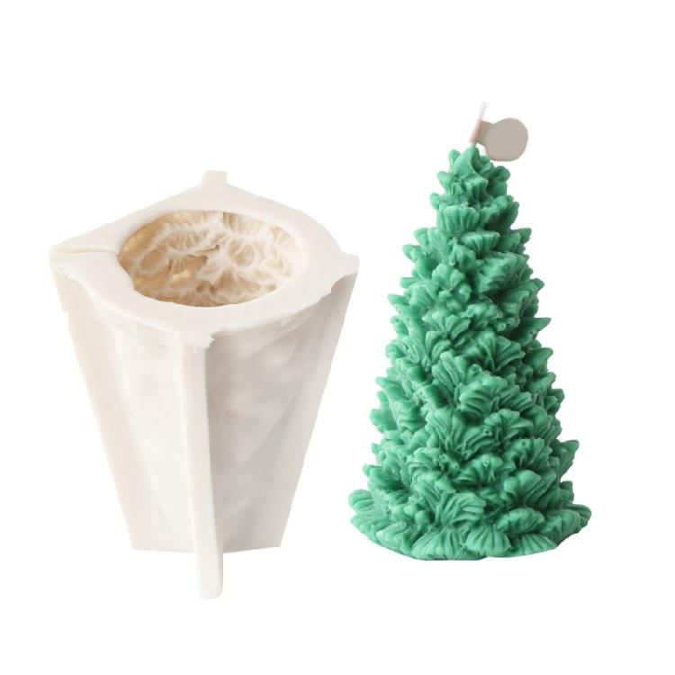 Christmas Tree Candle Molds Handmade Castings Molds Scented Candle Molds Clay Molds Plaster Molds Epoxy Resin Molds