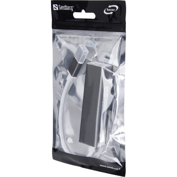 SANDBERG USB 3.0 HUB 4 PORTS SAVER (333-88)