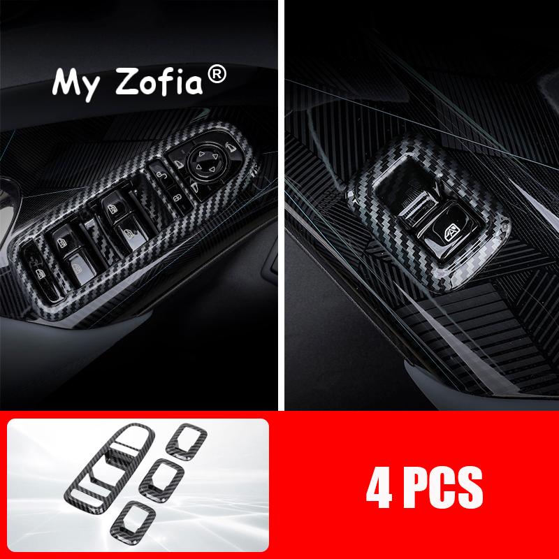 For BYD Seal EV 2023 2024 2025 ABS Carbon Fiber Center Console Gear Armrest Box Panel Cover Trim Decoration Stickers Accessories