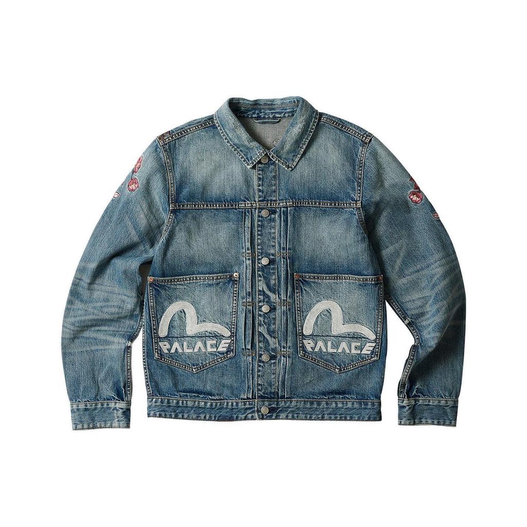 PALACE X Evisu Type One Denim Jacket P24EVJK001