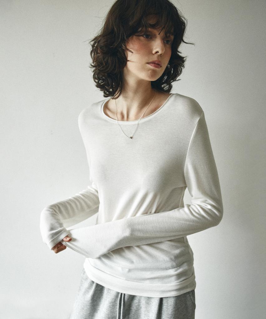 Banwonateullie A3565 Wool Blended Long Sleeve_White