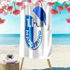 FCM Soul Print Strandtuch, Großes Weiches Schnelltrocknendes Handtuch für Strand Camping Schwimmen