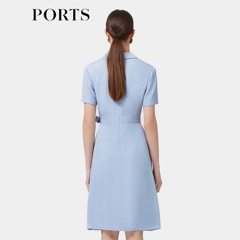 PORTS Women's Silk Blend A-Line Midi Dress