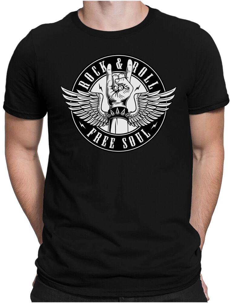 

Футболка унісекс Metal Wings Fun Rock N Roll Hard Devil s Greeting Mano Cornuta S