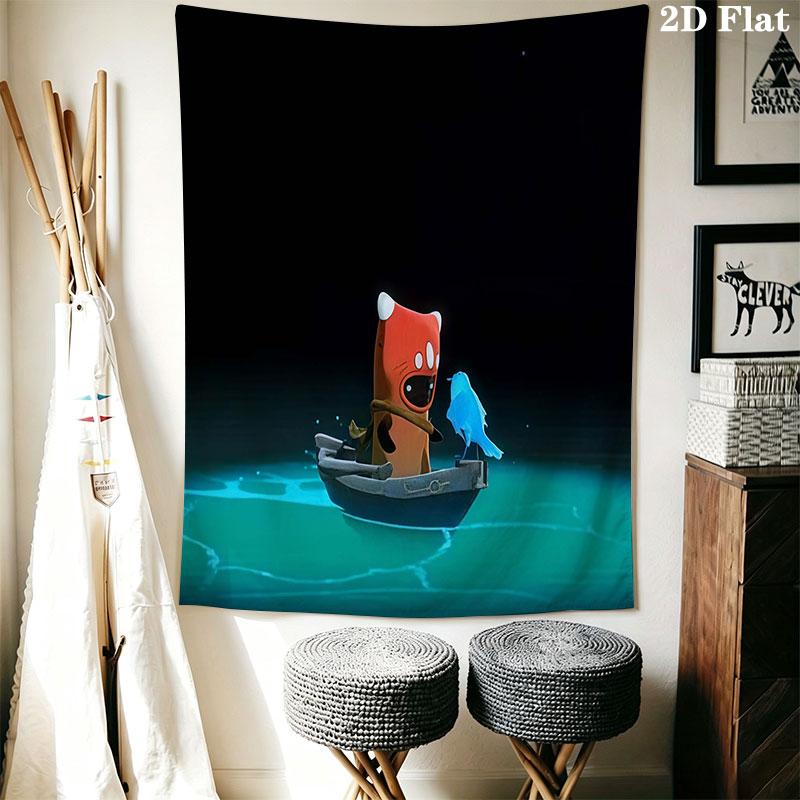 The Last Campfire Wall Hanging Printed Fabric Blanket Decorative Tapestries for Bedroom Living Room Home Decor