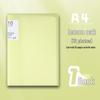 A4 Morandi Color Transparent Data Folder & Archive Album for Test Papers