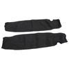 Cut Resistance Arm Protector Sleeve Level 5 Cut Resistant Sleeves with Thumb Hole BlackXL 48cm   18.9in